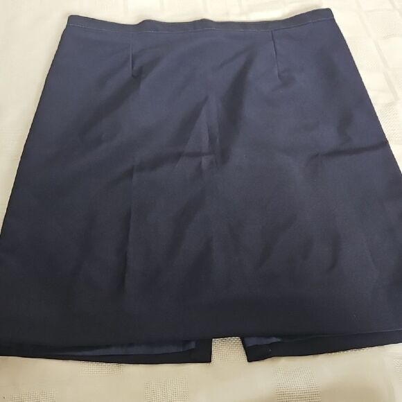 Blue Mini Pencil Skirt for Work - Picture 14 of 16